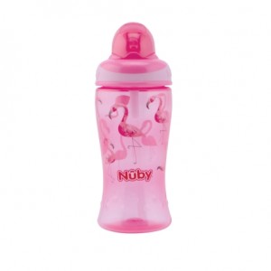 Nüby, Flip-it Sportflasche, 12+ Monate, Pink