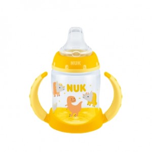 NUK First Choice+ Learner Bottle, Babyflasche, 150 ml, Dino