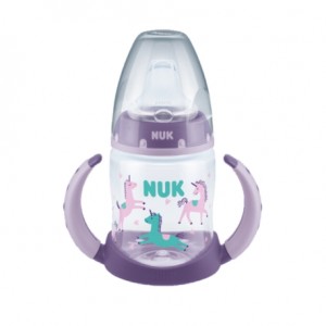 NUK First Choice+ Learner Bottle, Babyflasche, 150 ml, Unicorn