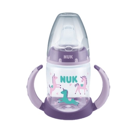 NUK First Choice+ Learner Bottle, Babyflasche, 150 ml, Unicorn