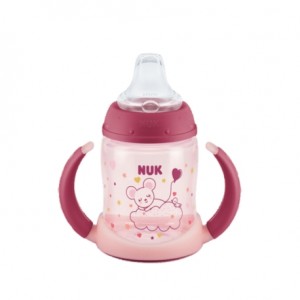 NUK First Choice+ Learner Bottle Night, Babyflasche, 150 ml, Girl