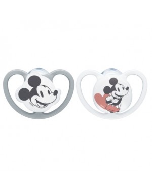 NUK Space Disney, Gr. 1 (0-6 Mon.), Anatomis - Silikon, 2er-Set