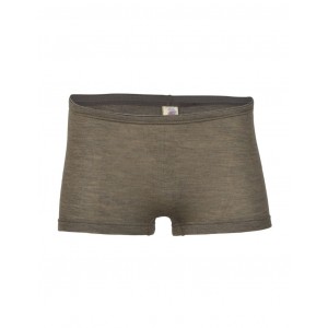 Damen Boxershorts aus Merinowolle, Walnut