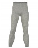 Herrenleggings aus Merinowolle, Light grey melange