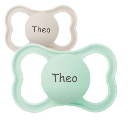MAM Supreme,  Gr. 3 (16-36 Mon.), Symmetrisch - Silikon, Schnuller mit Namen