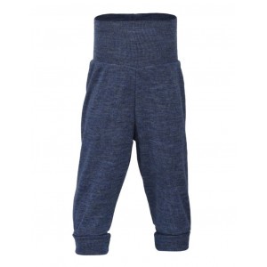 Hose aus 100% Wolle, Blue mélange