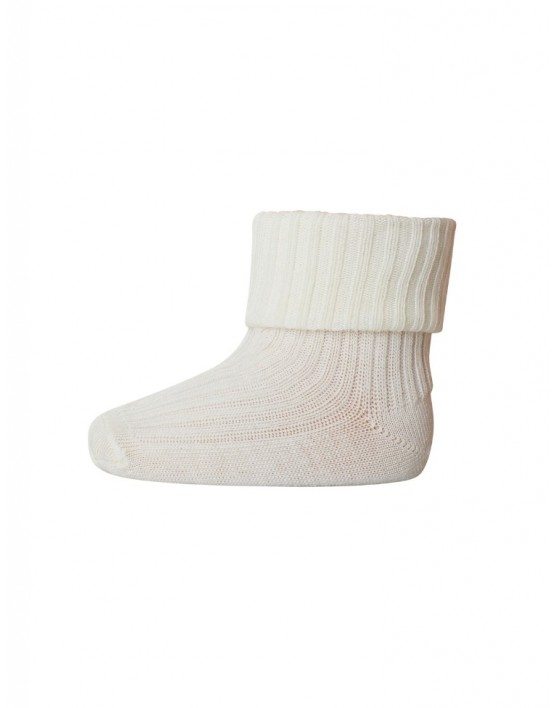 Baby Knöchelsocken aus Merinowolle mit Bündchen, OEKO-TEX®