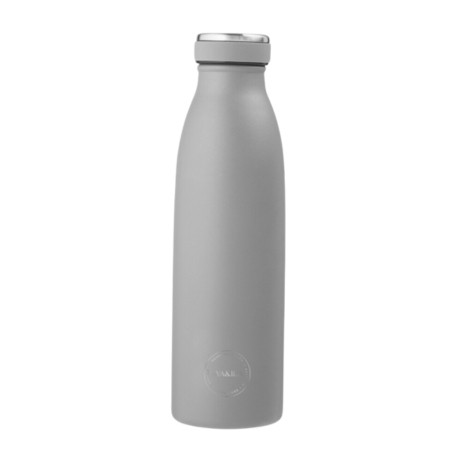 Aya&Ida,  Drinking Bottle, Trinkflasche mit Deckel, 500 ml, Light grey