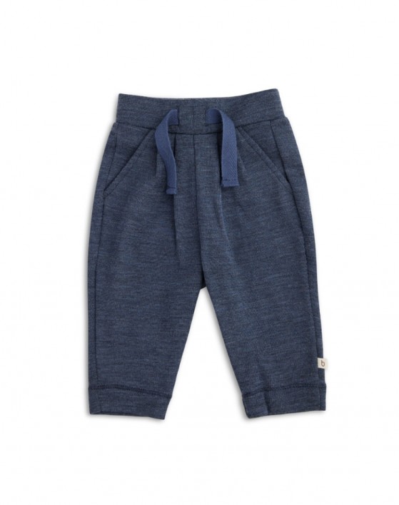 Schnürbare Bundhose aus 100% Merinowolle für Baby