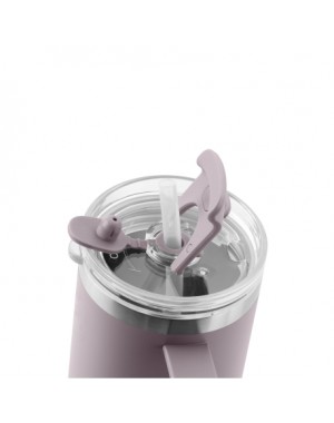 AYA&IDA, Thermobecher mit Strohhalm, To-go-Becher, 885 ml, Lavender