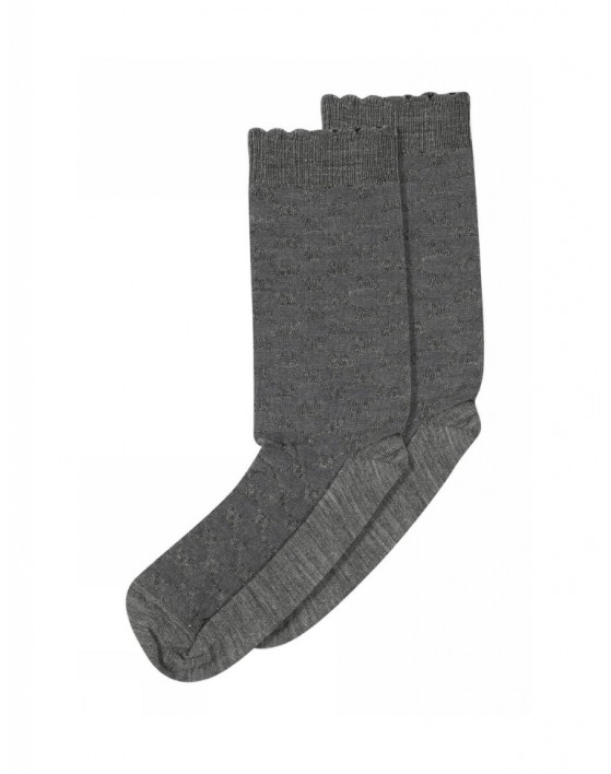 MP Socken, gemusterte Damensocken im Woll/Seide Mix