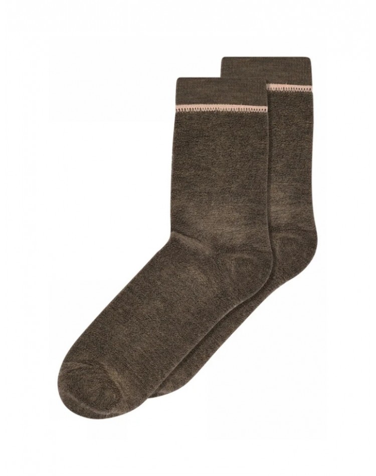 MP Socken, umgekehrte Frotté-Wollsocken für Damen