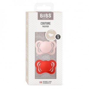 BIBS Couture - 2er Pack,  Gr. 1 (0-6 Mon.), Anatomisch - Silikon