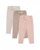 Leggings aus 100% Merinowolle für Babys und Kinder, 3er-Pack