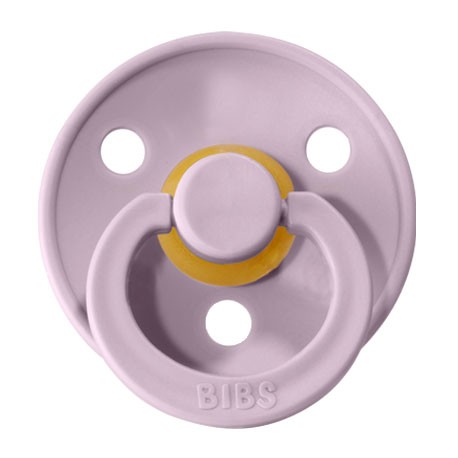 BIBS Colour, Str. 1 (0-6 mdr.) , Rund - Latex, Sutter med navn