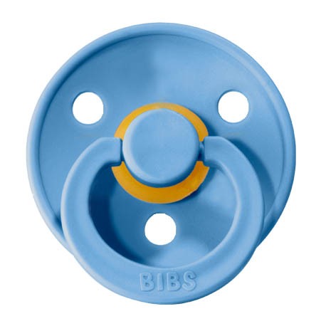 BIBS Colour, Str. 1 (0-6 mdr.) , Rund - Latex, Sutter med navn