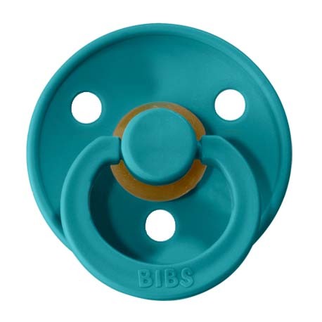 BIBS Colour, Str. 1 (0-6 mdr.) , Rund - Latex, Sutter med navn