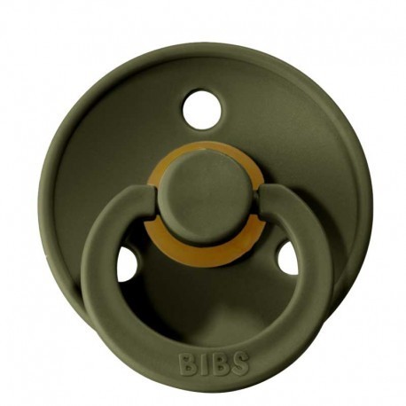 BIBS Colour, Str. 1 (0-6 mdr.) , Rund - Latex, Sutter med navn