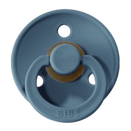 BIBS Colour, Str. 1 (0-6 mdr.) , Rund - Latex, Sutter med navn