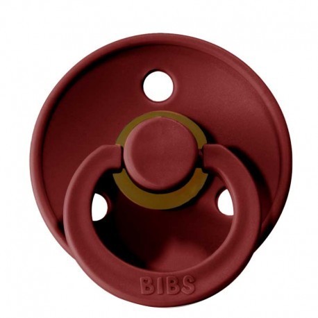 BIBS Colour, Str. 1 (0-6 mdr.) , Rund - Latex, Sutter med navn