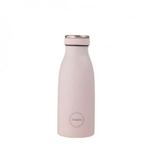 Aya&Ida,  Drinking Bottle, Drikkeflaske med låg, 350 ml, Soft Rose