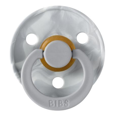 BIBS Colour, Str. 1 (0-6 mdr.) , Rund - Latex, Sutter med navn