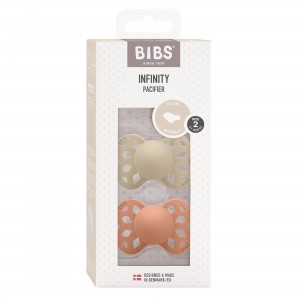 BIBS Infinity 2-pak, Str. 2 (6+ mdr.), Anatomisk - Silikone