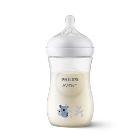 Se Philips Avent Natural Response Scy903/67 Baby Bottle That Works Like The Breast, Blue, Transparent hos byhappyme.com