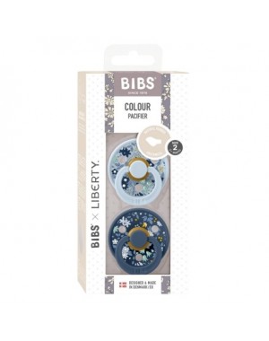 BIBS X LIBERTY, Colour 2-pak, Str. 2 (6+ mdr.), Anatomisk - Latex