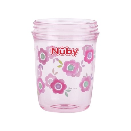 Nüby, Flip-it kop med sugerør, 12+ mdr., Pink