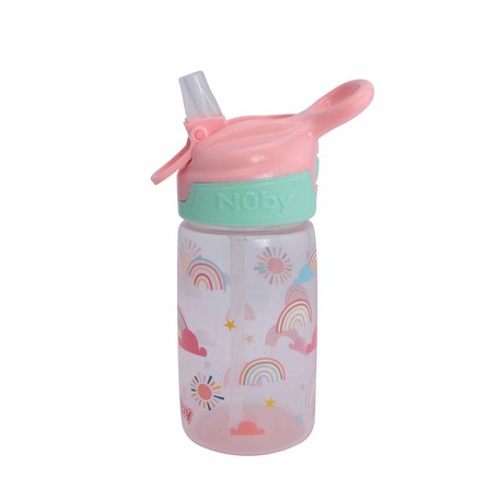 Nüby, Flip-it sportsflaske, 24+ mdr., Pink