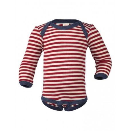 Billede af Body I Uld, Red/blue Mélange