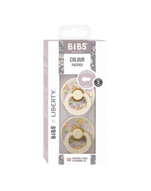 BIBS X LIBERTY, Colour 2-pak, Str. 2 (6+ mdr.), Rund - Latex