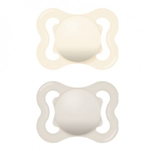 MAM Mini Air 2-pack, Str. 1 (0-6 mdr.), Symmetrisk - Latex