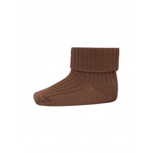 Baby ankel strømper i merino uld med ombuk, OEKO-TEX®