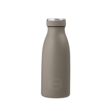 Aya&Ida,  Drinking Bottle, Drikkeflaske med låg, 350 ml, Driftwood