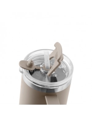 AYA&IDA, Thermo Cup with Straw, To-go Cup, 885 ml, Cream Beige