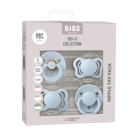 Bibs Try-it-collection, Str. 1 (0+ mdr.), Sage