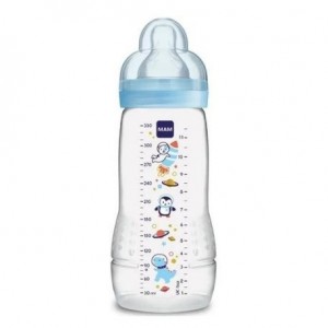 MAM,  Easy Active Baby Bottle -tuttipullo, 330 ml, Blue