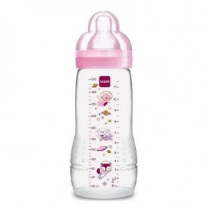 MAM, Easy Active Baby Bottle -tuttipullo, 330 ml, Pink