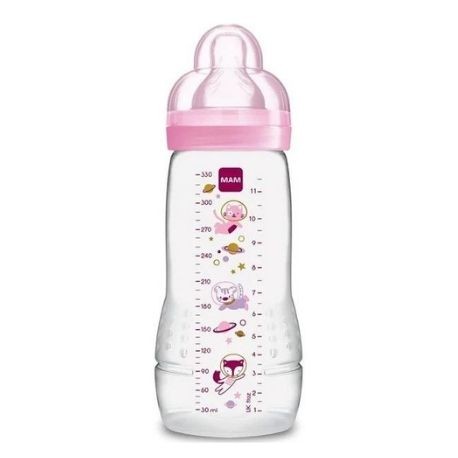 MAM, Easy Active Baby Bottle -tuttipullo, 330 ml, Pink