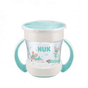 NUK  Mini Magic Cup, Muki, Valkoinen,  Yli 6 kk