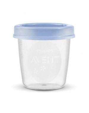 Philips Avent, Pots de conservations pour lait maternel, 5 pcs avec couvercles