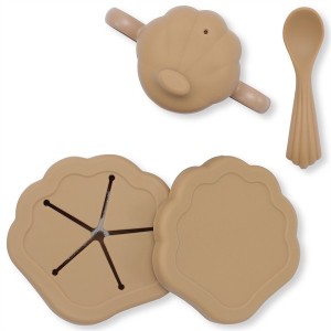 Konges Sløjd, Set coquillage, Set vaisselle 3 pièces Terracotta, Disponible en différentes versions