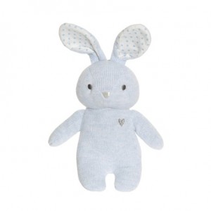 Teddykompaniet Cozy Knits - lapin, Bleu clair