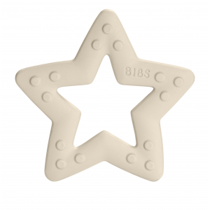 Bibs Baby Bitie, Anneau de dentition ,Star, Ivory