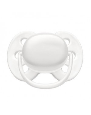 PHILIPS AVENT Ultra Soft, Taille 1 (0-6 mois), Anatomique - Silicone, Artic White,