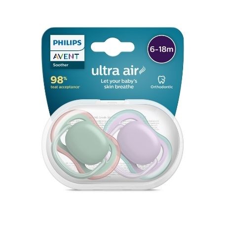PHILIPS AVENT Ultra Air, Taille 2 (6-18 mois), Anatomique - Silicone