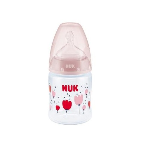 NUK First Choice 0-6 mois., Bouteille pour bébé, 2 tailles