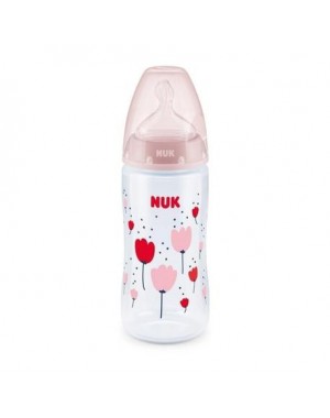 NUK  First Choice, Bouteille pour bébé, Bleu  0-6 months.